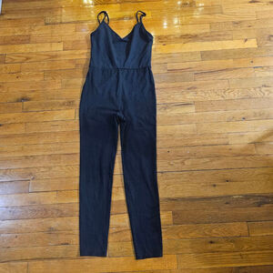 Reformation Black Sleeveless Jumpsuit Size Medium